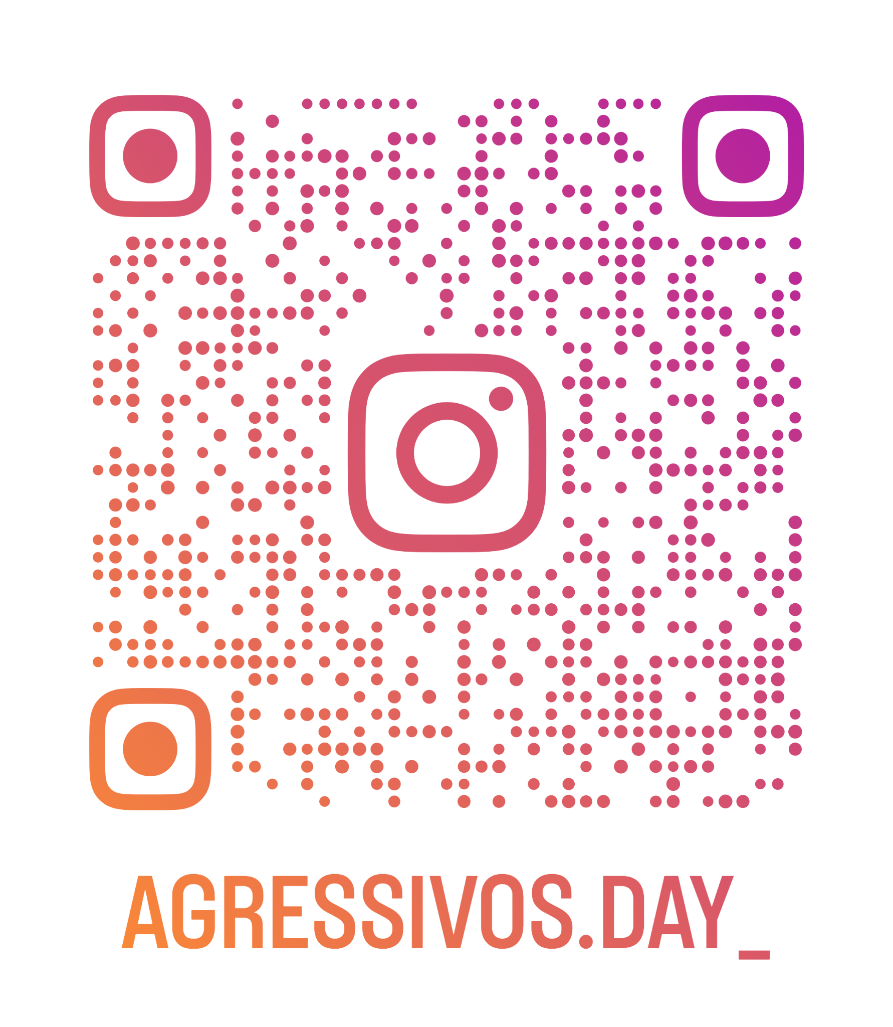 Código QR del Instagram de Agressivos, @agressivos.day_